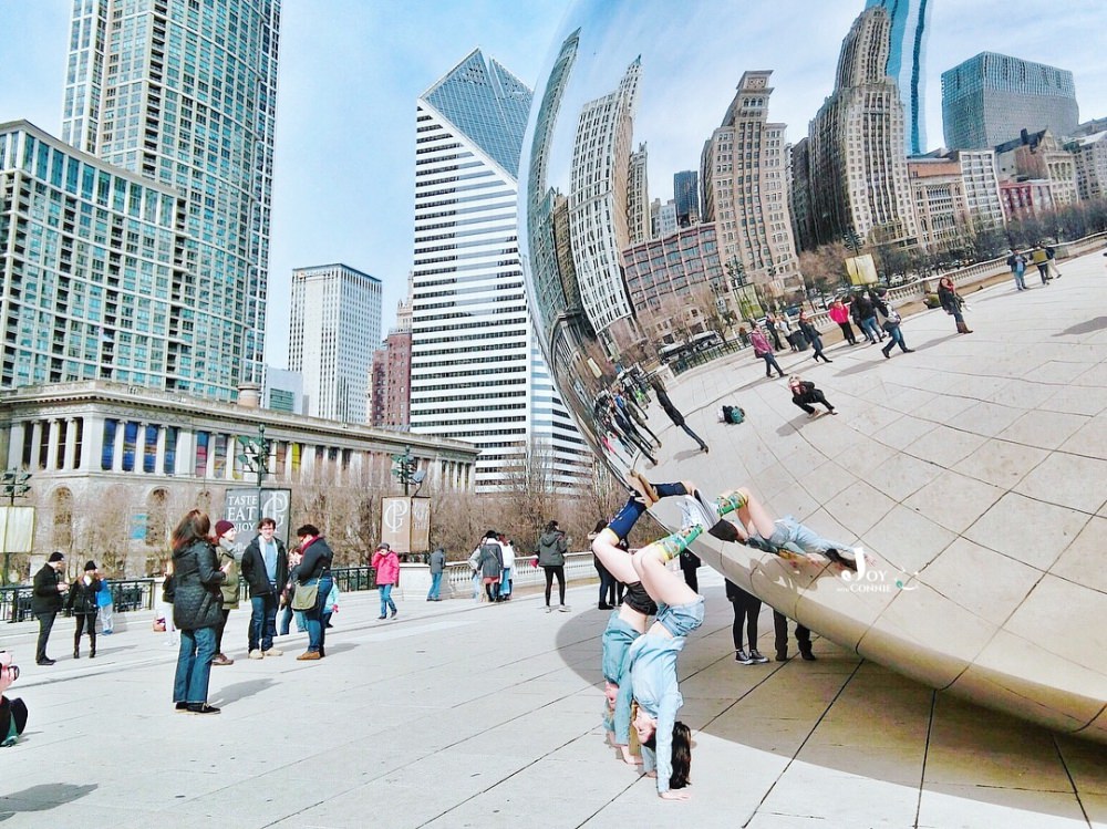［美國芝加哥-景點推薦］沒來朝聖千禧公園 Millennium Park別說來過Chicago ♥『豆豆 Cloud Gate』必玩必拍的大魔豆 ♥ 小Connie愛夢遊。遊記